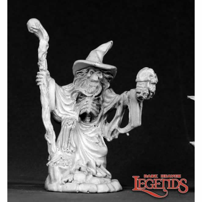 RPR02614 Rhauga Lich-Sage Miniature 25mm Heroic Scale Dark Heaven Legends Main Image