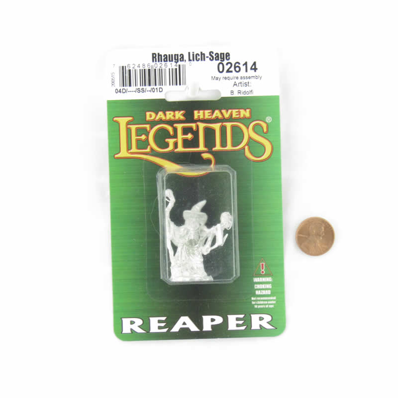 RPR02614 Rhauga Lich-Sage Miniature 25mm Heroic Scale Dark Heaven Legends 2nd Image