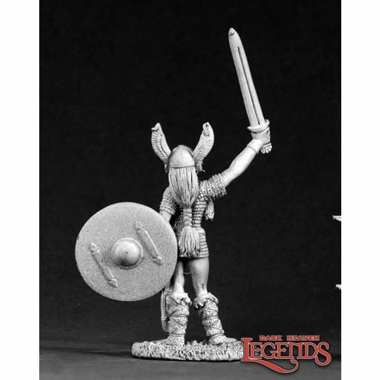 RPR02623 Sheya the Shield Maiden Miniature 25mm Heroic Scale Dark Heaven 4th Image