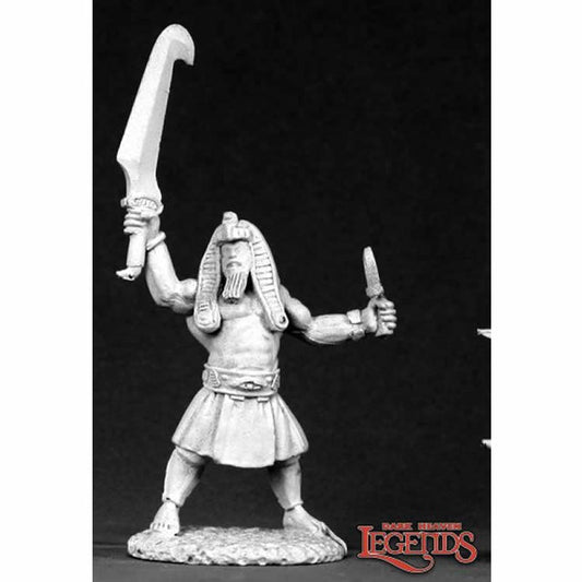 RPR02625 Akbeth Heroic Pharaoh Miniature 25mm Heroic Scale Dark Heaven Main Image