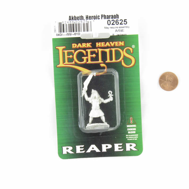 RPR02625 Akbeth Heroic Pharaoh Miniature 25mm Heroic Scale Dark Heaven 2nd Image