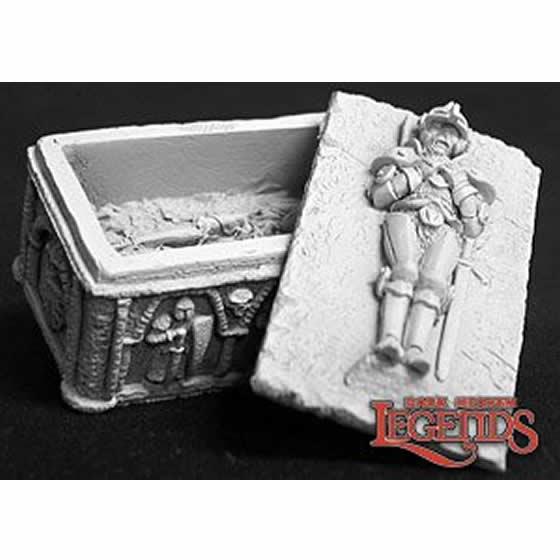 RPR02627 Medieval Sarcophagus Miniature 25mm Heroic Scale Dark Heaven Legends Main Image