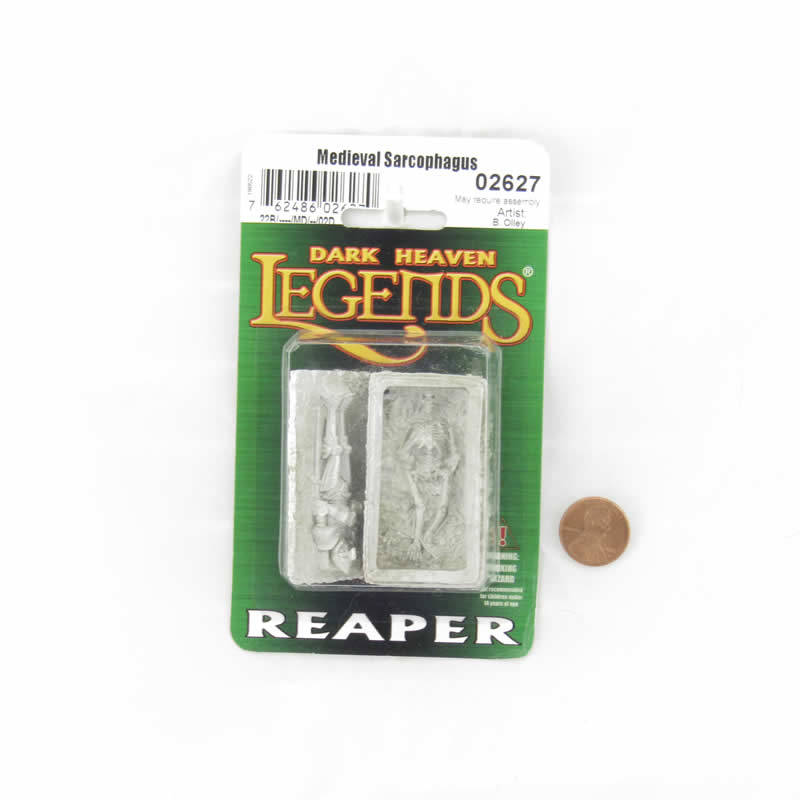 RPR02627 Medieval Sarcophagus Miniature 25mm Heroic Scale Dark Heaven Legends 2nd Image