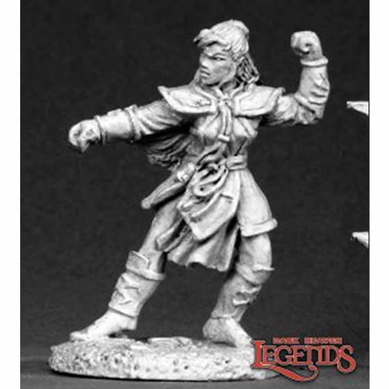 RPR02629 Jade Star Female Monk Miniature 25mm Heroic Scale Dark Heaven Legends Main Image