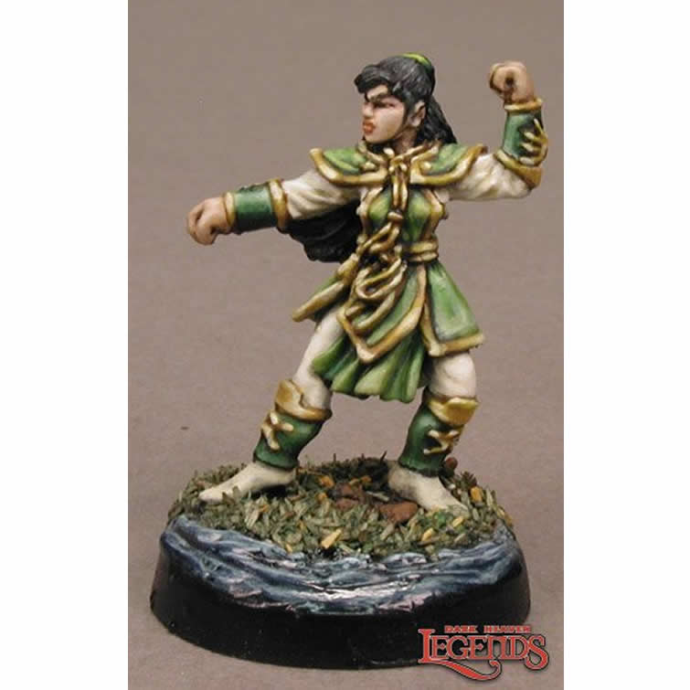 RPR02629 Jade Star Female Monk Miniature 25mm Heroic Scale Dark Heaven Legends 3rd Image