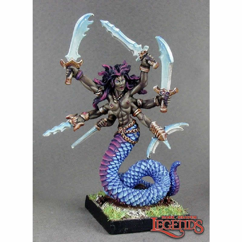 RPR02633 Vandorendra the Snake Demon Miniature 25mm Heroic Scale Dark Heaven Legends 3rd Image