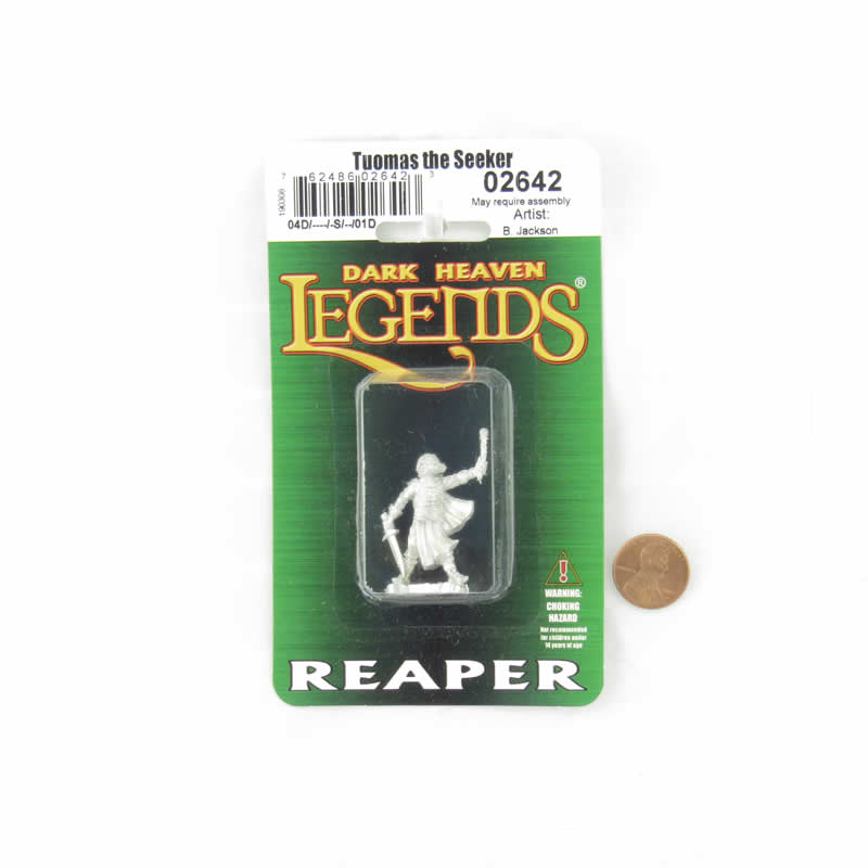 RPR02642 Tuomas the Seeker Miniature 25mm Heroic Scale Dark Heaven Legends 2nd Image