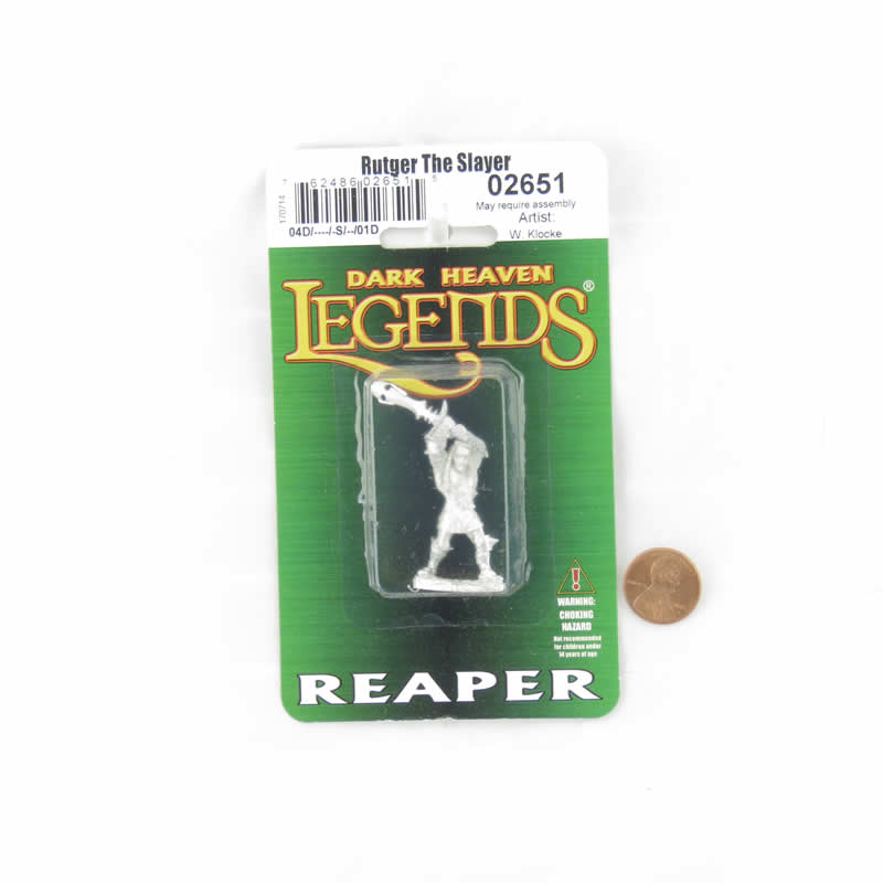 RPR02651 Rutger the Slayer Miniature 25mm Heroic Scale Dark Heaven Legends 2nd Image