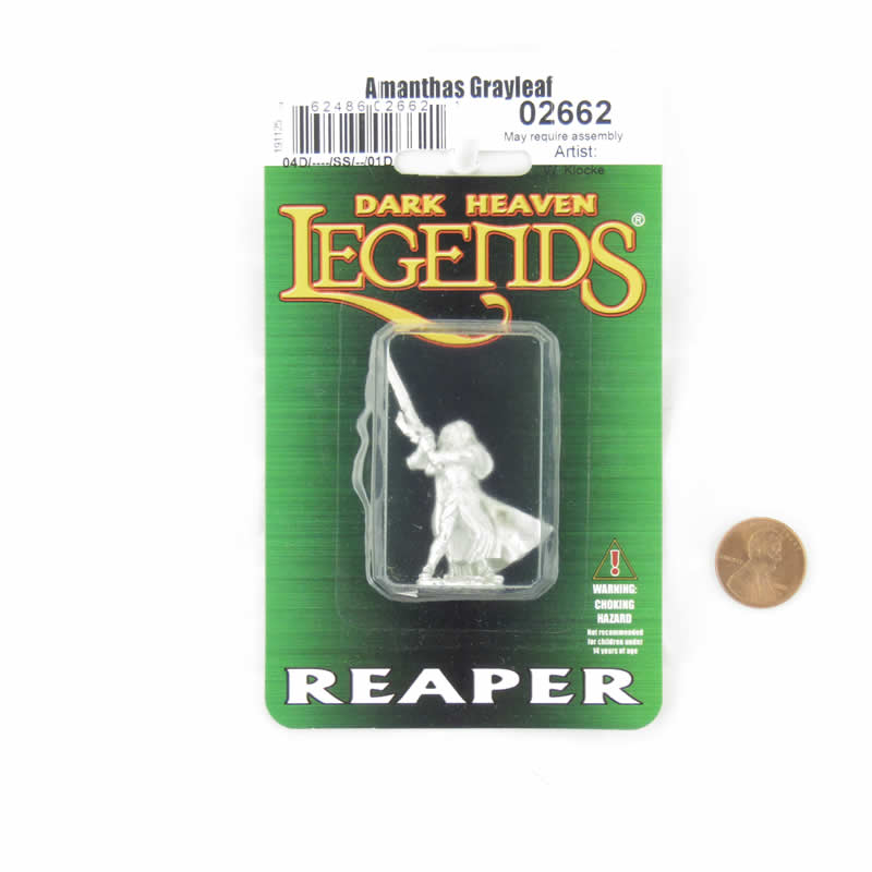 RPR02662 Amanthas Grayleaf Miniature 25mm Heroic Scale Dark Heaven Legends 2nd Image