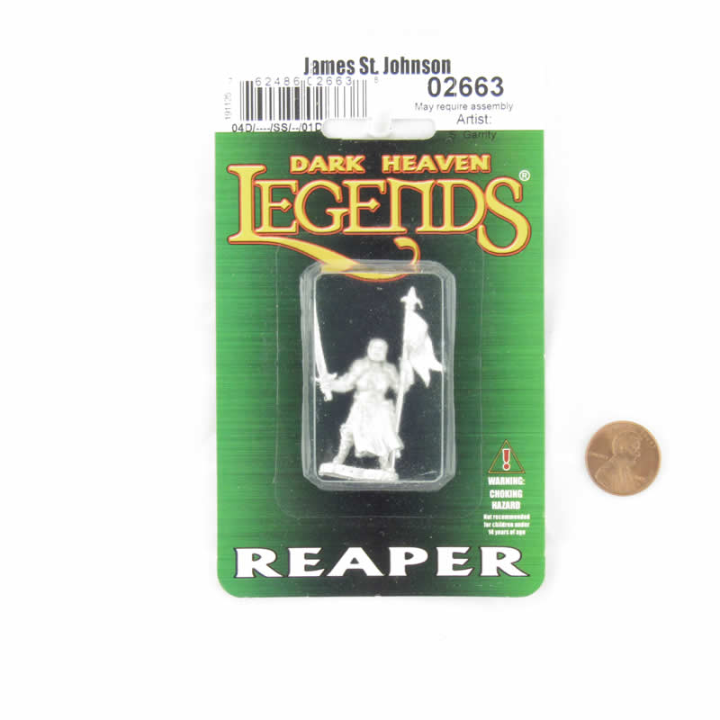 RPR02663 James St Johnson Miniature 25mm Heroic Scale Dark Heaven Legends 2nd Image