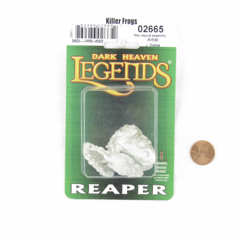 RPR02665 Killer Frogs Miniature 25mm Heroic Scale Dark Heaven Legends 2nd Image