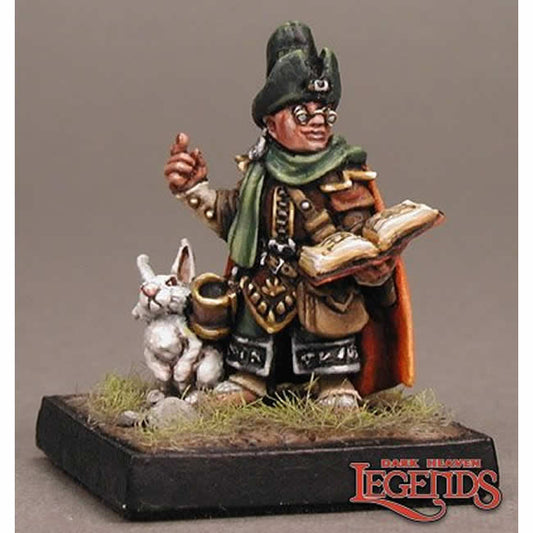 RPR02667 Halfling Wizard Miniature 25mm Heroic Scale Dark Heaven Legends Main Image