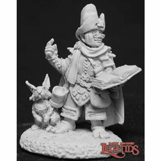 RPR02667 Halfling Wizard Miniature 25mm Heroic Scale Dark Heaven Legends 3rd Image