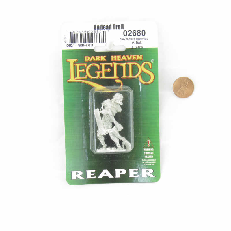 RPR02680 Undead Troll Miniature 25mm Heroic Scale Dark Heaven Legends 2nd Image