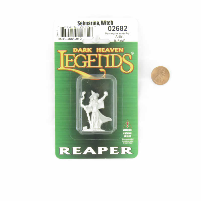 RPR02682 Selmarina the Witch Miniature 25mm Heroic Scale Dark Heaven Legends 2nd Image