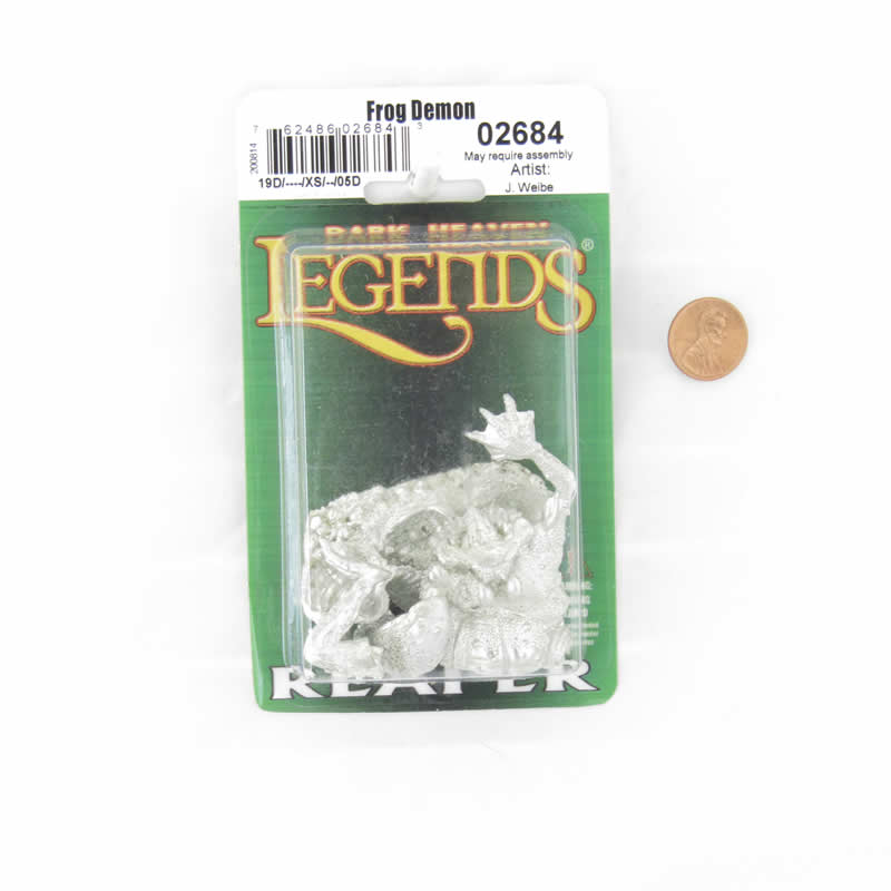 RPR02684 Frog Demon Miniature 25mm Heroic Scale Dark Heaven Legends 2nd Image