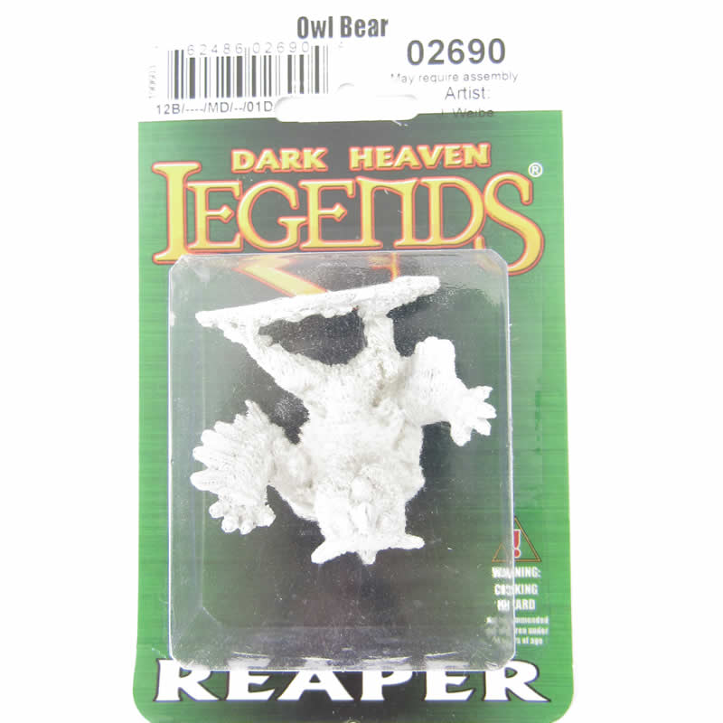 RPR02690 Owl Bear Miniature 25mm Heroic Scale Dark Heaven Legends 2nd Image