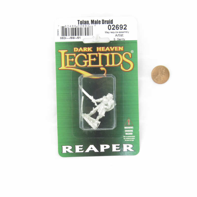 RPR02692 Tolan Male Druid Miniature 25mm Heroic Scale Dark Heaven Legends 2nd Image