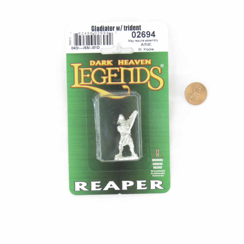 RPR02694 Gladiator with Trident Miniature 25mm Heroic Scale Dark Heaven Legends 2nd Image