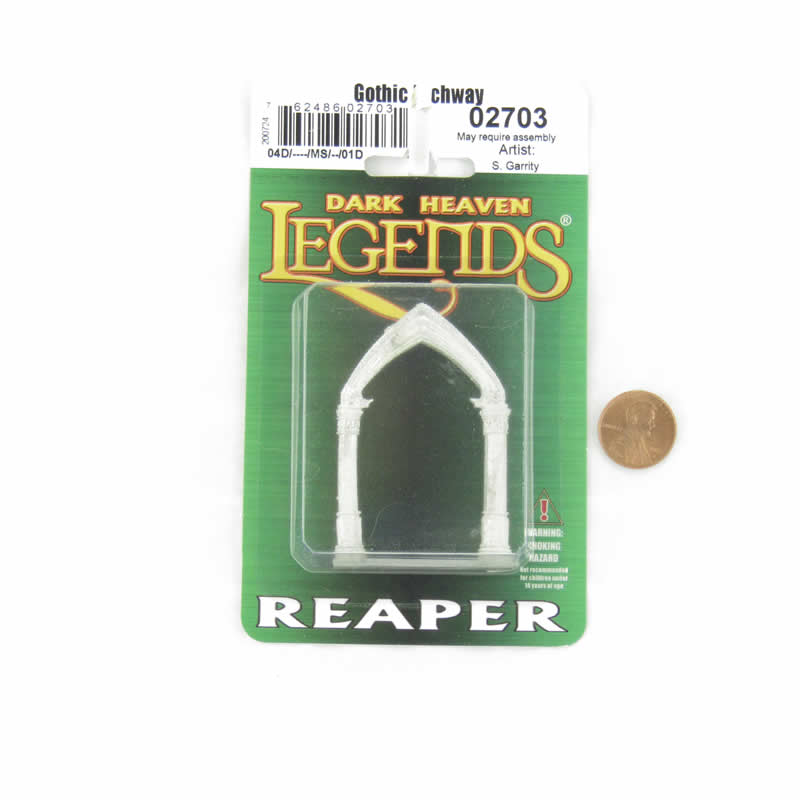 RPR02703 Gothic Archway Miniature Figurine 25mm Heroic Scale Dark Heaven Legends 2nd Image