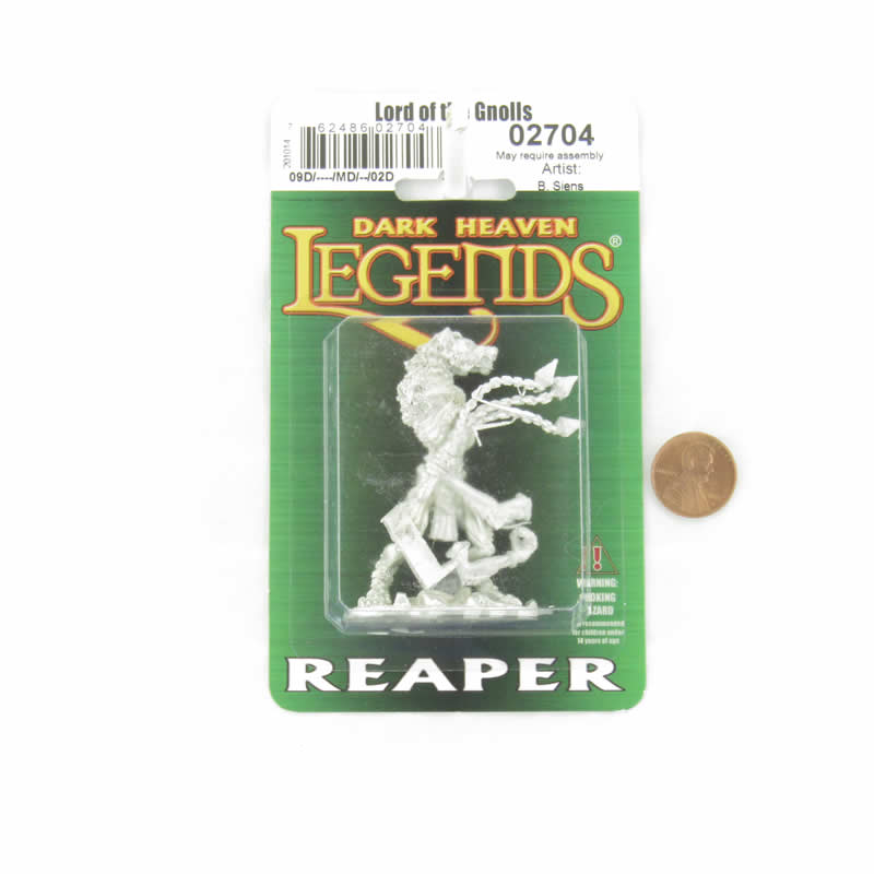 RPR02704 Lord of the Gnolls Miniature Figurine 25mm Heroic Scale Dark Heaven Legends 2nd Image