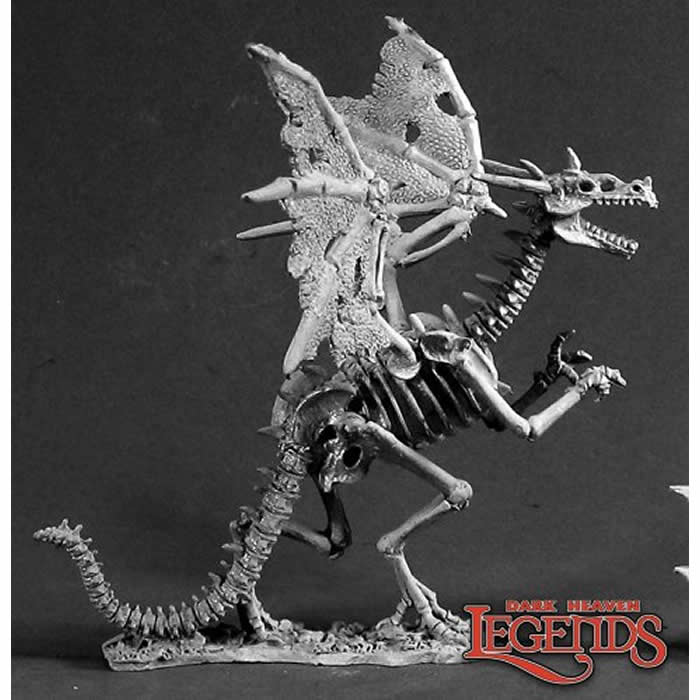 RPR02705 Skeletal Dragon Miniature 25mm Heroic Scale Dark Heaven Legends Main Image