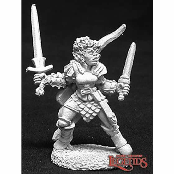 RPR02708 Janara Halforc Miniature Figurine 25mm Heroic Scale Dark Heaven Legends 3rd Image