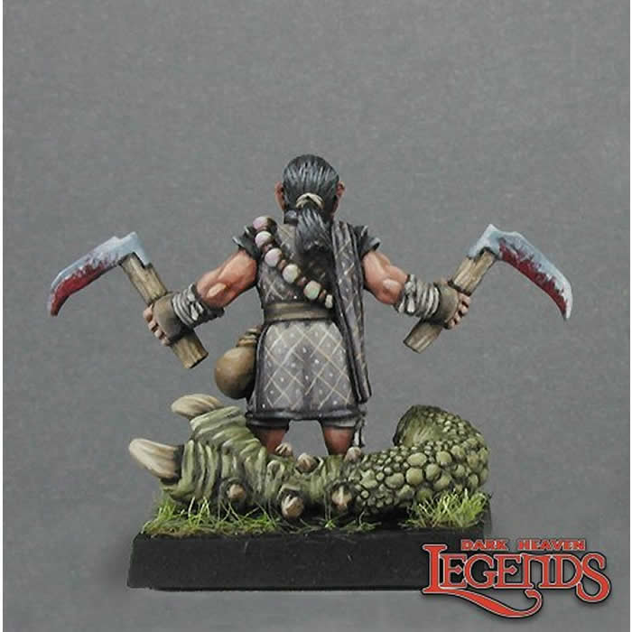 RPR02709 Biff Halfling Monk Miniature Figurine 25mm Heroic Scale Dark Heaven Legends 4th Image