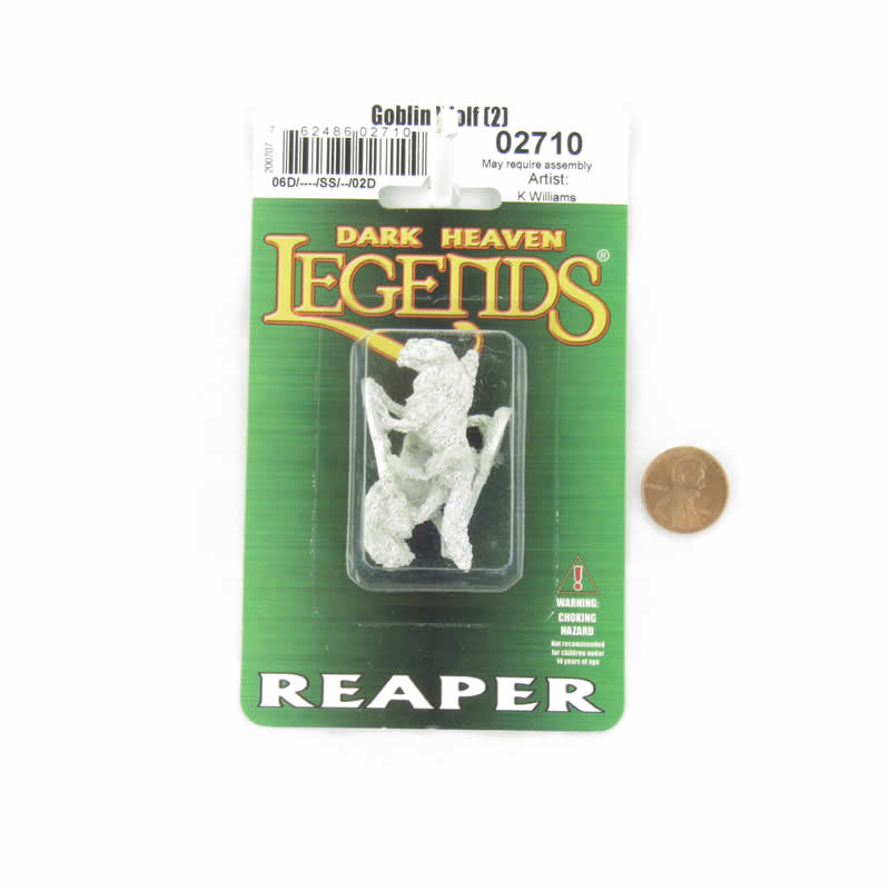 RPR02710 Goblin Wolves Miniature Figurine 25mm Heroic Scale Dark Heaven Legends 2nd Image