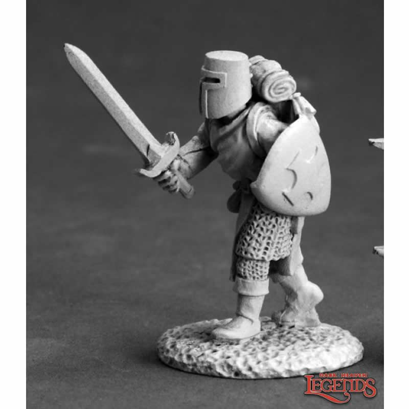 RPR02715 Sir Justin Templar Miniature 25mm Heroic Scale Dark Heaven Legends Main Image