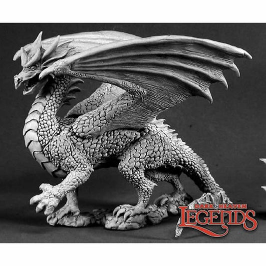 RPR02717 Dragon of Fire Miniature 25mm Heroic Scale Dark Heaven Legends Main Image