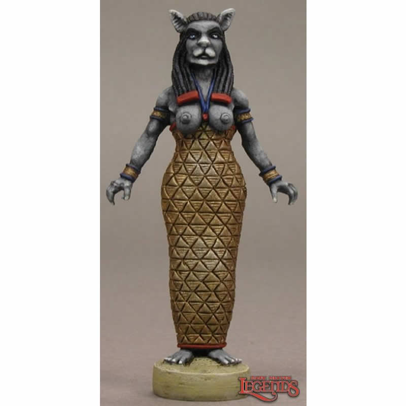 RPR02733 Egyptian Statue Bast Miniature 25mm Heroic Scale Dark Heaven Legends Main Image