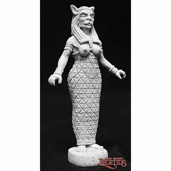 RPR02733 Egyptian Statue Bast Miniature 25mm Heroic Scale Dark Heaven Legends 3rd Image