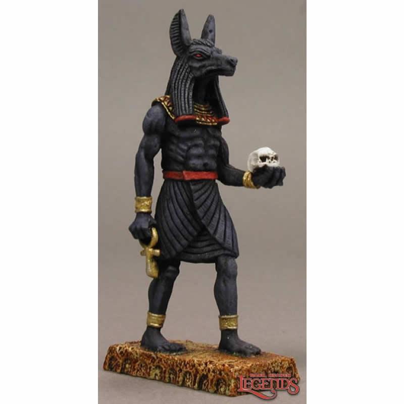 RPR02734 Egyptian Statue Anubis Miniature 25mm Heroic Scale Dark Heaven Legends Main Image