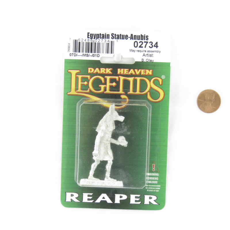 RPR02734 Egyptian Statue Anubis Miniature 25mm Heroic Scale Dark Heaven Legends 2nd Image