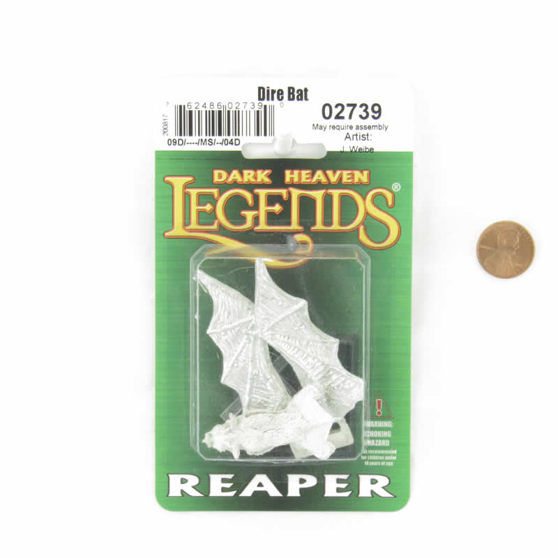 RPR02739 Dire Bat Miniature 25mm Heroic Scale Dark Heaven Legends 2nd Image