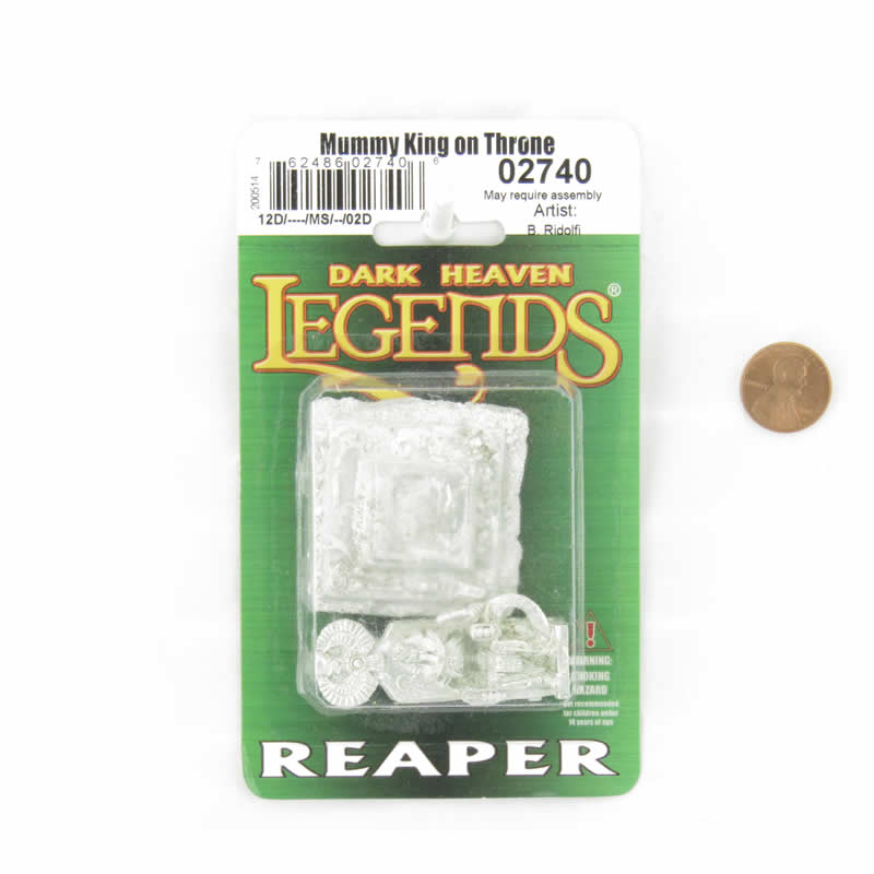 RPR02740 Throned Mummy King Miniature 25mm Heroic Scale Dark Heaven Legends 2nd Image