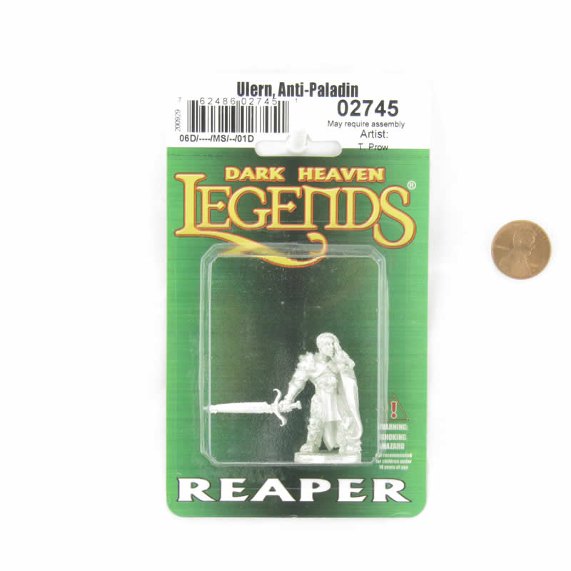 RPR02745 Ulern Anti Paladin Miniature 25mm Heroic Scale Dark Heaven Legends 2nd Image