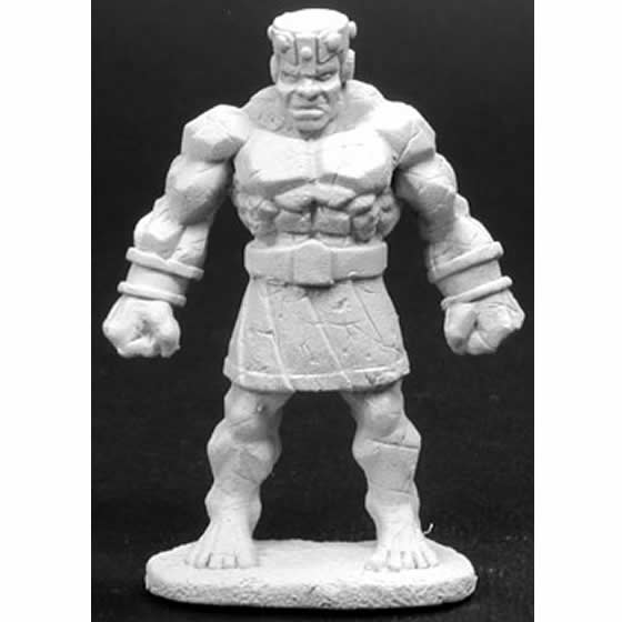 RPR02751 Stone Golem Miniature Figurine 25mm Heroic Scale Dark Heaven Legends Main Image