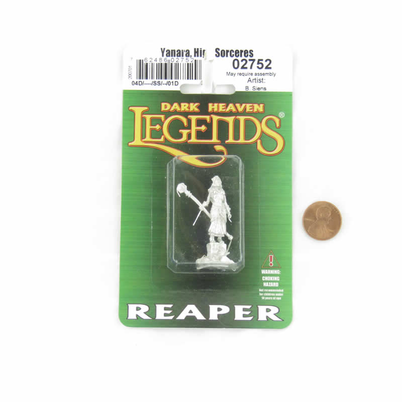 RPR02752 Yanara High Sorceres Miniature Figurine 25mm Heroic Scale Dark Heaven Legends 2nd Image