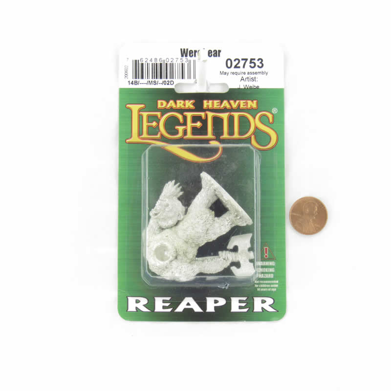 RPR02753 Werebear Miniature Figurine 25mm Heroic Scale Dark Heaven Legends 2nd Image