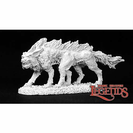 RPR02754 Blood Wolf Miniature Figurine 25mm Heroic Scale Dark Heaven Legends 3rd Image