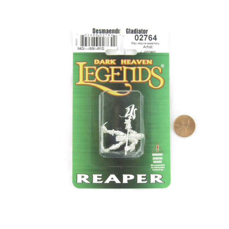 RPR02764 Desmaendus Gladiator Miniature Figurine 25mm Heroic Scale Dark Heaven Legends 2nd Image