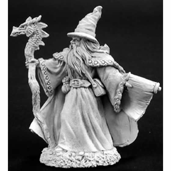 RPR02771 Wizard Lorus Hightower Miniature Figurine 25mm Heroic Scale Dark Heaven Legends Main Image