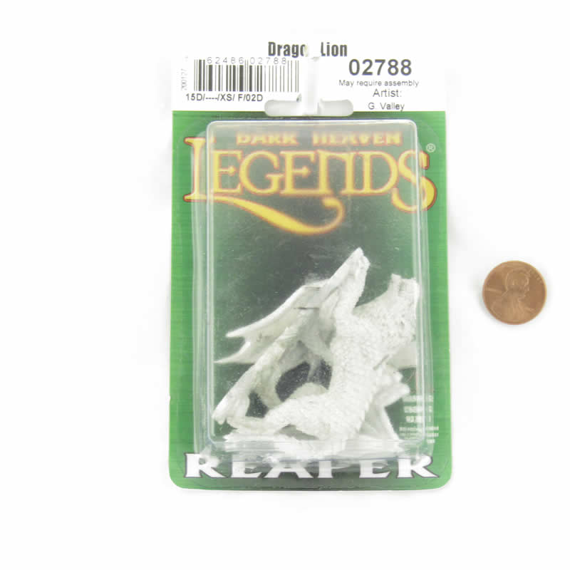 RPR02788 Leorelex Dragon Lion Miniature Figurine 25mm Heroic Scale Dark Heaven Legends 2nd Image