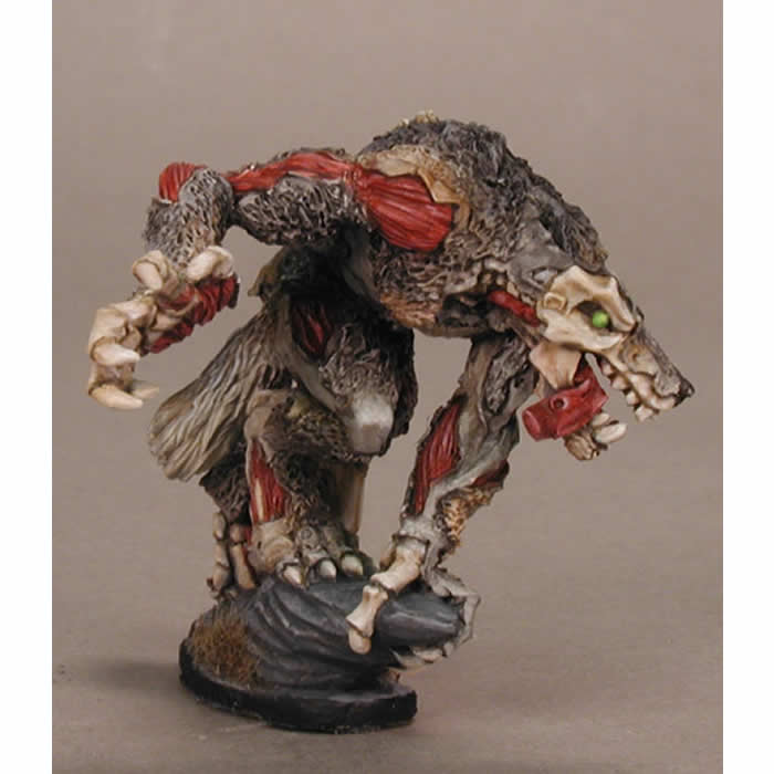 RPR02791 Zombie Werewolf Miniature Figurine 25mm Heroic Scale Dark Heaven Legends Main Image