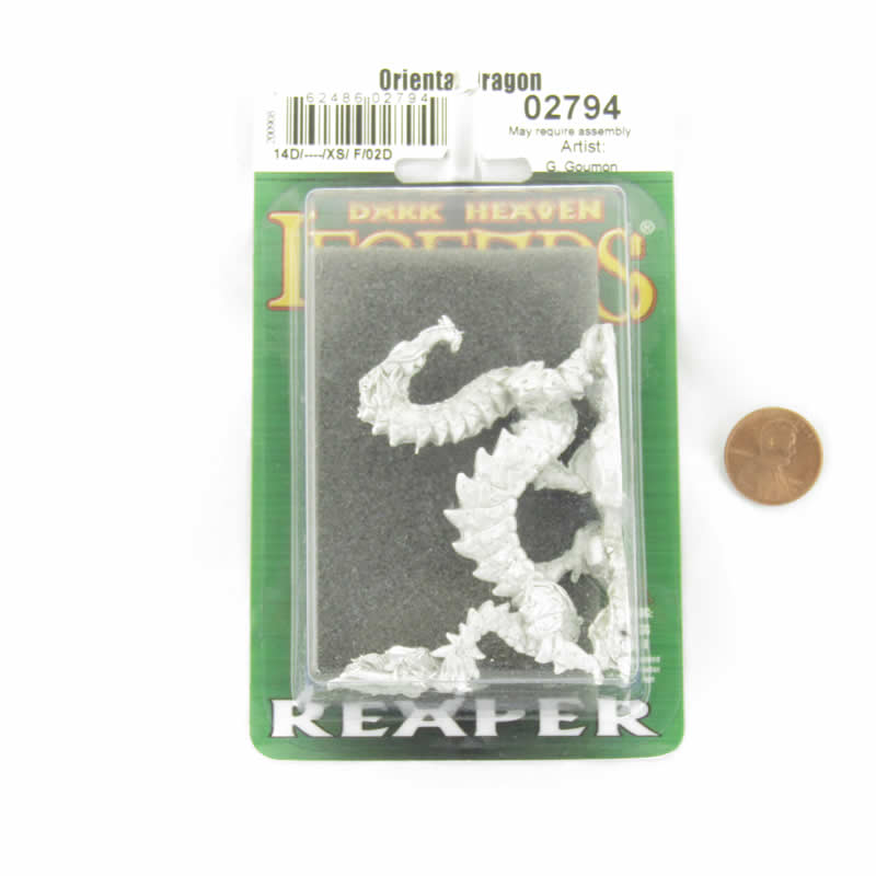 RPR02794 Oriental Dragon Miniature Figurine 25mm Heroic Scale Dark Heaven Legends 2nd Image