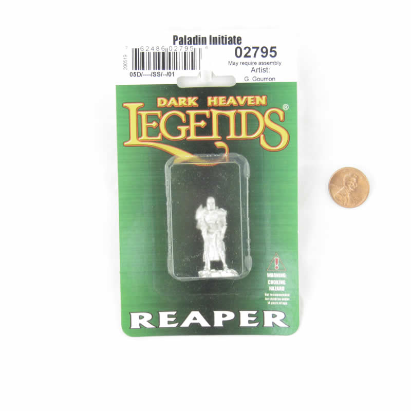 RPR02795 Paladin Initiate Miniature 25mm Heroic Scale Dark Heaven Legends 2nd Image