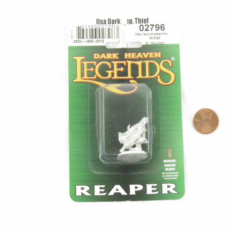 RPR02796 ILSA Darkstep the Thief Miniature Figurine 25mm Heroic Scale Dark Heaven Legends 2nd Image