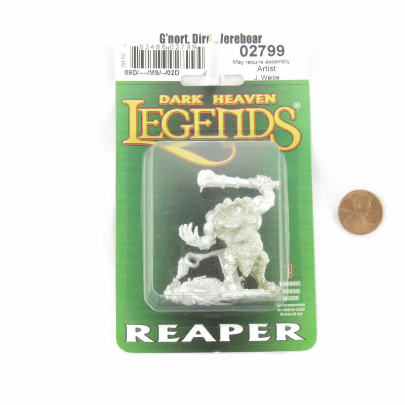 RPR02799 Gnort Dire Wereboar Miniature Figurine 25mm Heroic Scale Dark Heaven Legends 2nd Image